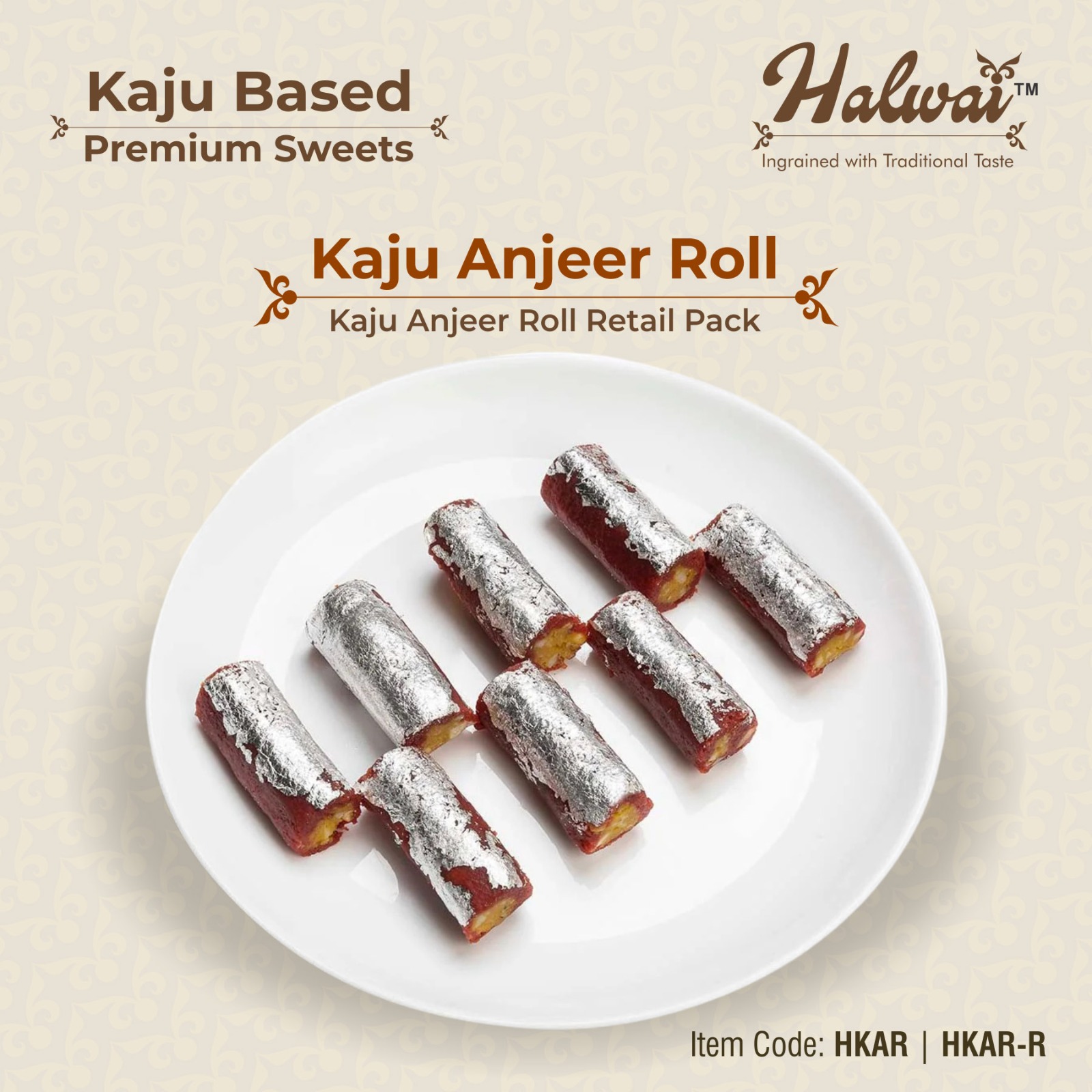 Kaju Anjeer Roll