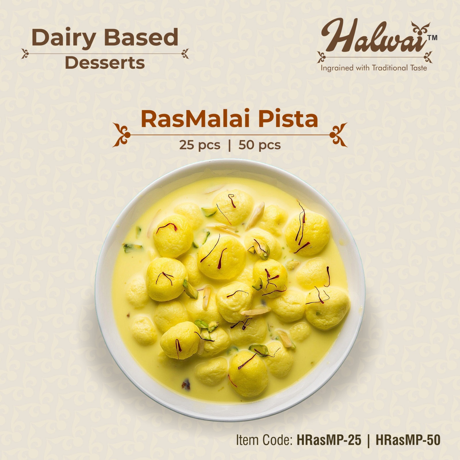 Rasmalai Pista