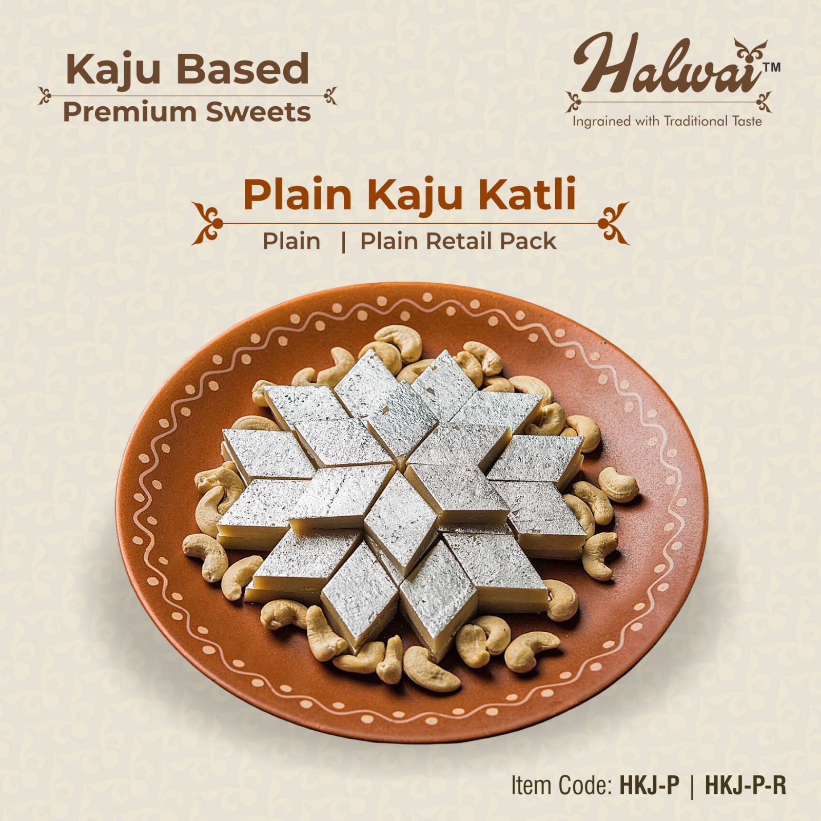 Plain Kaju Katli