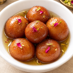 Gulab Jamun - Small 1Kg Tin 25 Pcs